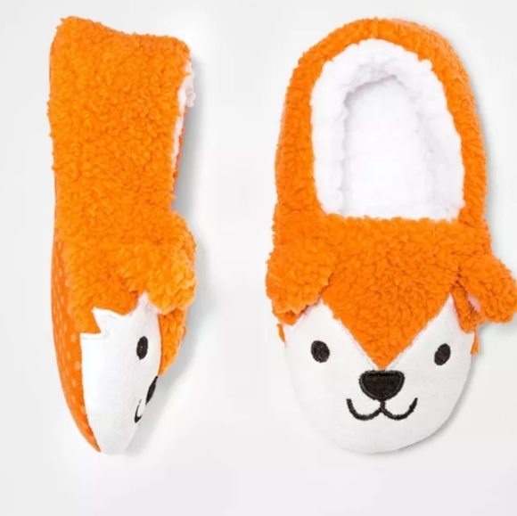 Cat & Jack Other - Toddler fox slippers sizes large 4t-5t